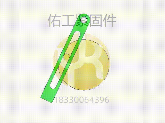 1708830755941512.gif 图085 用曲柄摆动导杆机构 模拟内外槽轮机构运动 47.gif