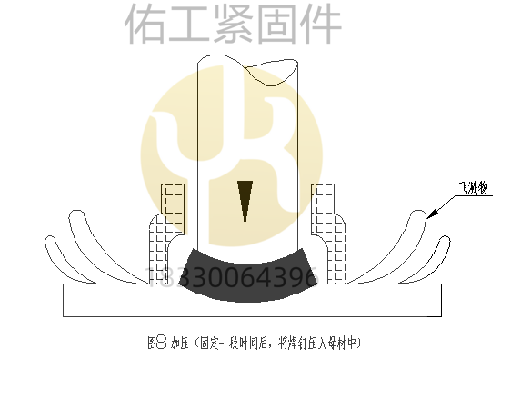 加压设定的电弧燃烧后压入母材.png